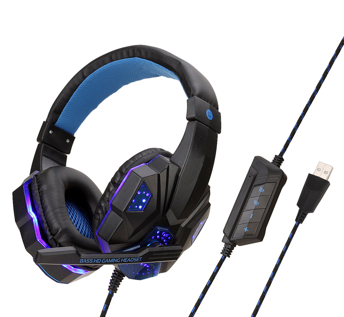 Best wireless headphones with vibrant LED lights and comfortable ear cushions for gaming and music.