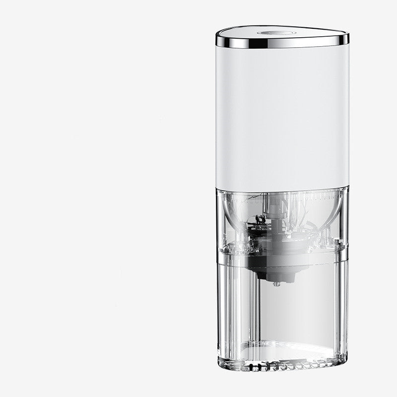 Electric coffee blade grinder with ceramic burr for precision grinding and flavor preservation.
