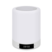 Portable bluetooth speaker with sleek design and touch switch for modern music lovers.