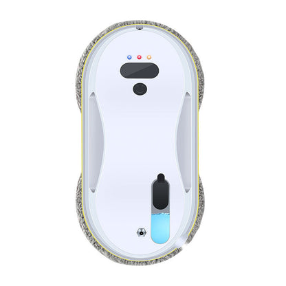 Top view of an automatic window cleaning robot designed for effortless window maintenance.