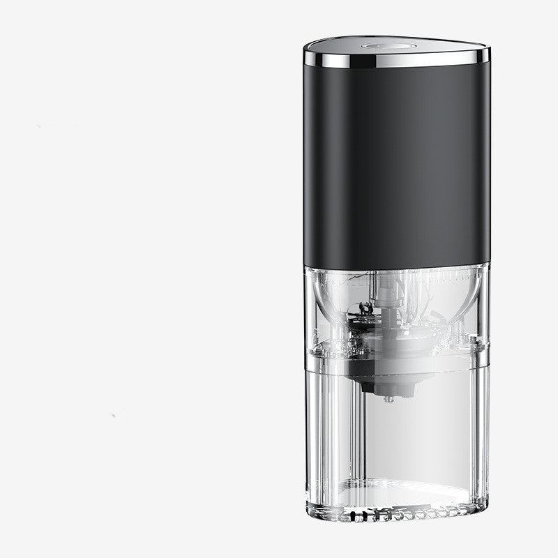 Electric coffee blade grinder with a sleek design and ceramic burr for precise grinding.